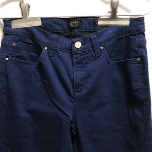 Jones new york Blue lexington Cuffed Capri Size 4 Womens
